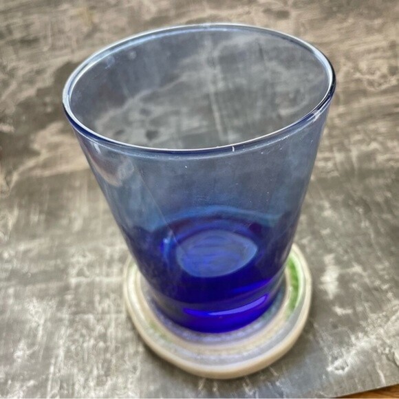 NWOT Coasters Ceramic & Glass Handmade Set of 2 - Picture 8 of 9